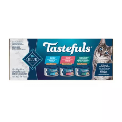 Product Blue Buffalo® Tastefuls™ Adult Cat Food Variety Pack - Natural, Pate