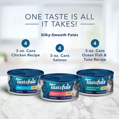 Product Blue Buffalo® Tastefuls™ Adult Cat Food Variety Pack - Natural, Pate
