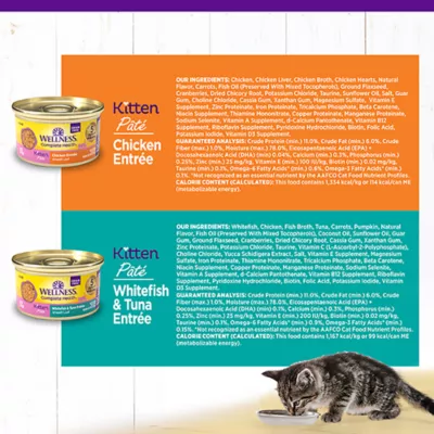 Product Wellness® Complete Health Kitten Wet Food - Pate Favorites, Variety Pack, 12 CT, 36 OZ