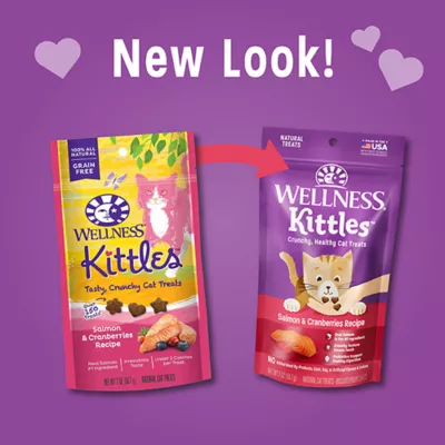 Product Wellness Kittles Cat Treats - Salmon, Natural, Grain Free