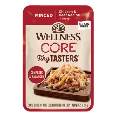 Product Wellness® CORE® Tiny Tasters Adult Cat Wet Food - Grain Free, Minced, 1.75 Oz