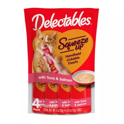 Product Hartz Delectables™ Squeeze Up Puree Cat Treats - Tuna & Salmon
