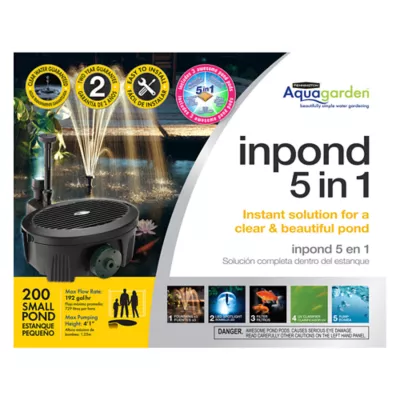 Product Aquagarden Inpond 5 in 1 Pond Pump and Filter Kit