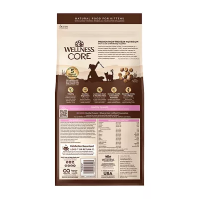 Product Wellness® CORE® Kitten Dry Cat Food - Natural, Grain Free, Turkey & Chicken