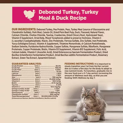 Product Wellness® CORE Adult Cat Food - Grain Free, Natural, Turkey & Duck