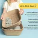Product Kitty Sift Disposable Sifting Litter Box, 3-Pack Sifting Liners