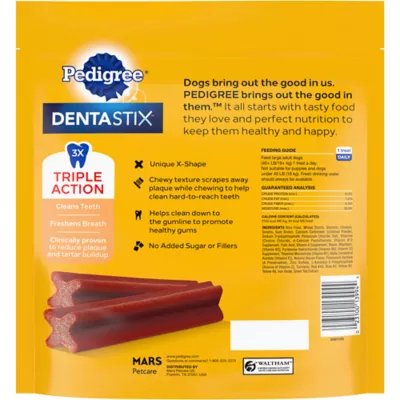 Product Pedigree® Dentastix Large Breed Adult Dental Dog Treats - Bacon