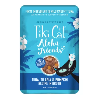 Product Tiki Cat Aloha Friends Cat Wet Food Pouch - Grain Free, 3 Oz