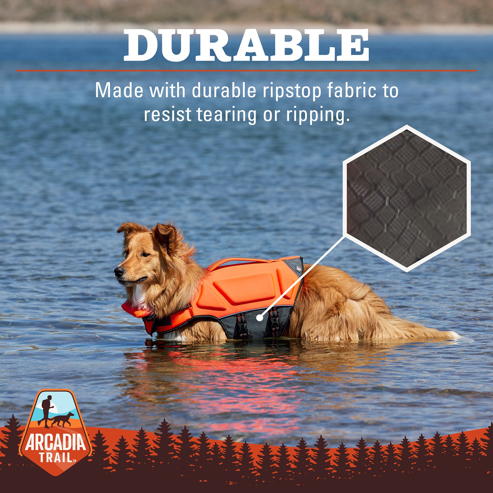 Outward Hound Dawson Hundeschwimmweste Größe L – Neopren, Mit Auftrieb & Reflektoren, Für Wasserabenteuer
