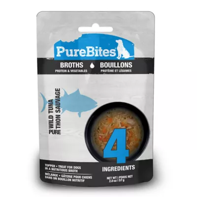 Product PureBites Tuna & Vegetables Broth Dog Food Topper