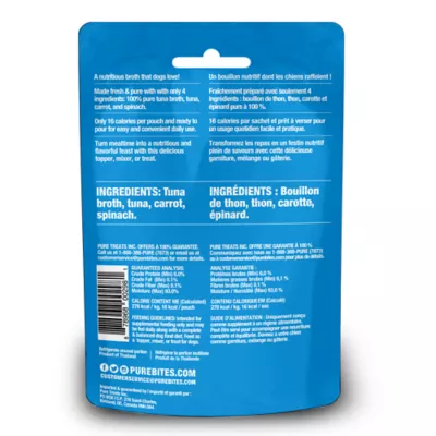 Product PureBites Tuna & Vegetables Broth Dog Food Topper