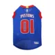 Product Pets First Detroit Pistons Mesh Jersey