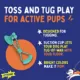 Product Joyhound® Game On Suction Cup Tug Dog Toy