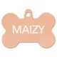 Product TagWorks® Extra Large Rose Gold Bone Pet ID Tag