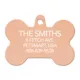 Product TagWorks® Extra Large Rose Gold Bone Pet ID Tag