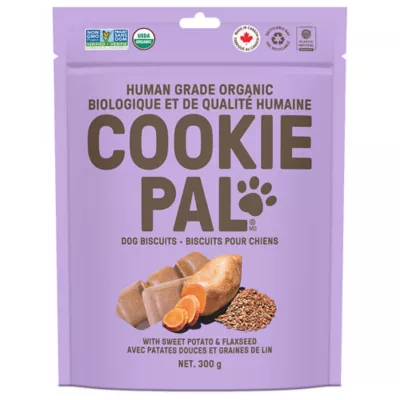 Product Cookie Pal All Life Stages Dog Treats Sweet Potato & Falxseed - Gluten Free, 300g
