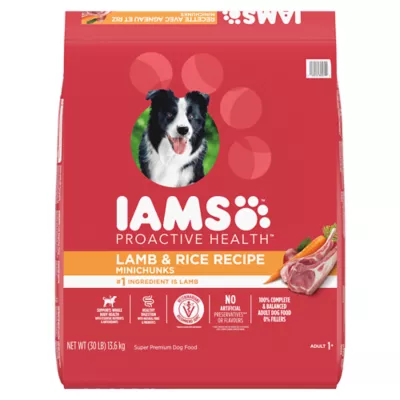 Product Iams Proactive Health Minichunks Adult Dry Dog Food with Real Lamb & Ricece