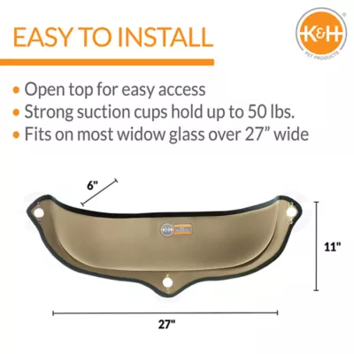 Product K&H Pet Products EZ Mount Window Sill Cat Bed
