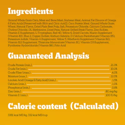Product Pedigree® Complete Nutrition Adult Dry Dog Food - Steak & Vegetables