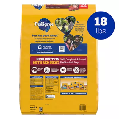 Product Pedigree® High Protein Adult Dry Dog Food - Lamb & Beef