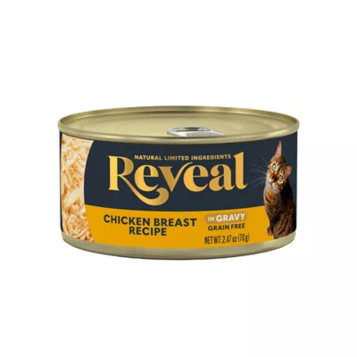 Product Reveal Limited Ingredient All Life Stage Wet Cat Food in Gravy - Grain Free, 2.47 oz