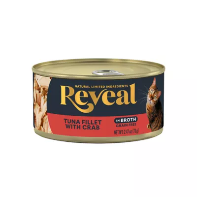Product Reveal All Life Stage Wet Cat Food in Broth - 2.47 Oz, Limited Ingredient, Grain Free