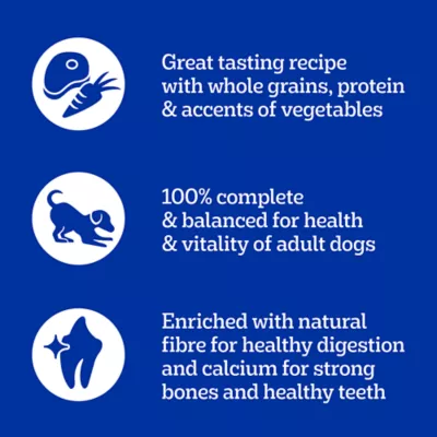 Product Pedigree Vitality+ Dry Food For Adult Dogs - Roasted Chicken & Vegetable Flavour With Calcium