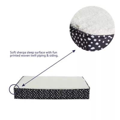Product Top Paw® Dotted Orthopedic Mattress Dog Bed