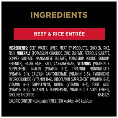 Product Purina Pro Plan Complete Essentials Wet Dog Food - Beef & Rice Entrée, 368 g