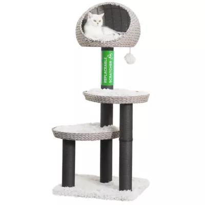 Product PetPals 50-in Tundra Cat Tree, Grey