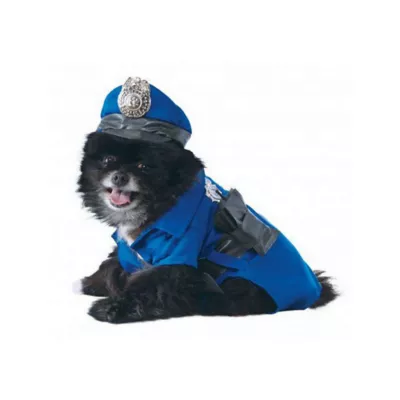 Product Rubie's Pet Shop Halloween Police Officer Dog & Cat Costume