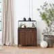 Product Nate & Jeremiah Spiced Mahogany Universal Stand - Up to 37G