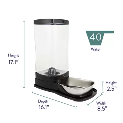 Product Top Paw® Black Gravity Pet Waterer