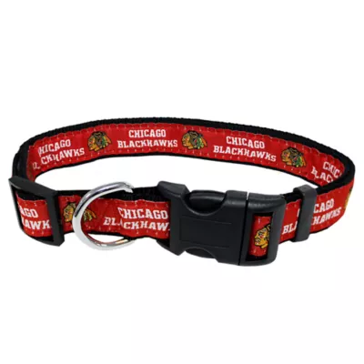 Product Pets First Chicago Blackhawks Dog Collar