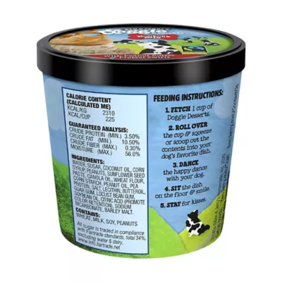 Product Ben & Jerry's Pontch's Mix Doggie Desserts Frozen All Life Stage Dog Treats - Peanut Butter Pretzel