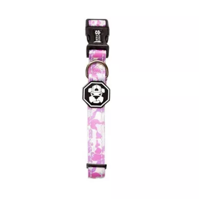 Product Fresh Pawz Pastel Pink Camo Dog Collar