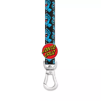 Product Fresh Pawz Santa Cruz Skateboards Logo Dog Leash 5-ft long