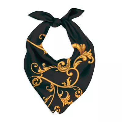 Product Fresh Pawz Baroque Leaves Cooling Dog Bandanna