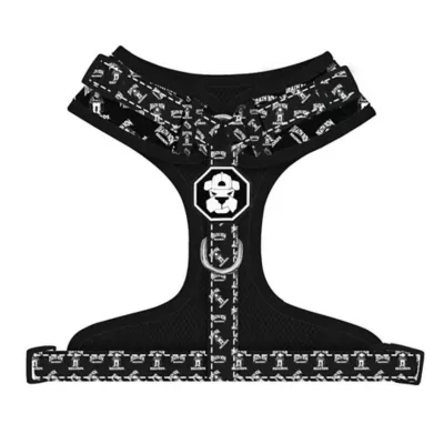 Product Fresh Pawz Death Row Records Logo Adjustable Mesh Dog Harness