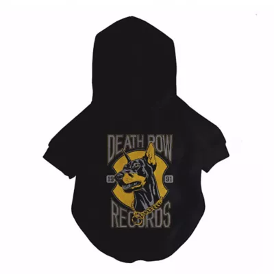 Product Fresh Pawz Death Row Records Golden Doberman Dog Hoodie