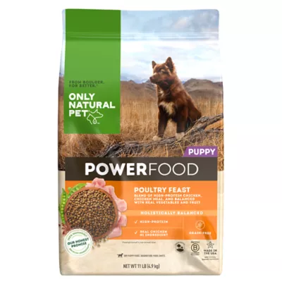 Product Only Natural Pet® PowerFood Puppy Dry Dog Food - Poultry Feast, High-Protein, Grain Free