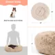Product Best Friends by Sheri The Original Calming Faux Shag Fur Donut Cuddler Cat & Dog Bed