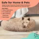 Product Best Friends by Sheri The Original Calming Faux Shag Fur Donut Cuddler Cat & Dog Bed