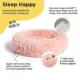 Product Best Friends by Sheri The Original Calming Faux Shag Fur Donut Cuddler Cat & Dog Bed