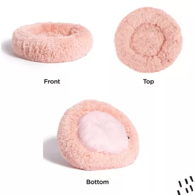 Product Best Friends by Sheri The Original Calming Faux Shag Fur Donut Cuddler Cat & Dog Bed