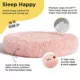 Product Best Friends by Sheri The Original Calming Faux Shag Fur Donut Cuddler Cat & Dog Bed