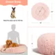 Product Best Friends by Sheri The Original Calming Faux Shag Fur Donut Cuddler Cat & Dog Bed