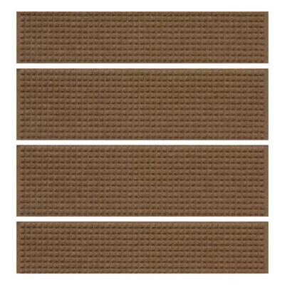 Product Bungalow Flooring WaterHog Squares Stair Tread, 4 Count