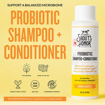 Product Skout's Honor® Probiotic Honeysuckle Shampoo & Conditioner