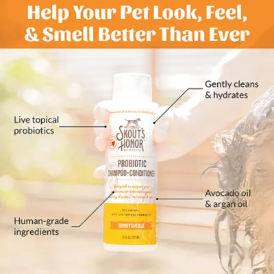 Product Skout's Honor® Probiotic Honeysuckle Shampoo & Conditioner